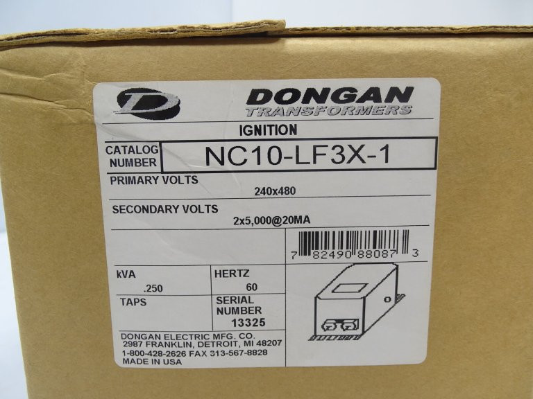 Dongan NC10-LF3X-1 Ignition Transformer