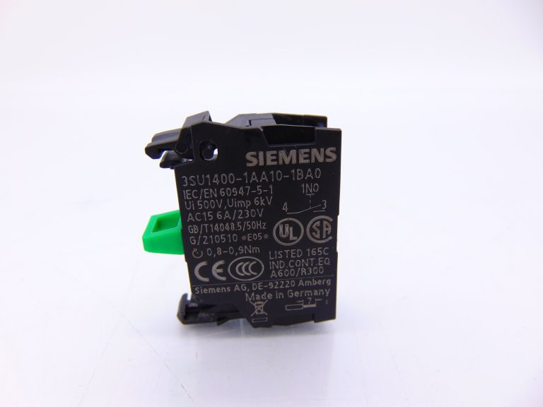 Siemens 3su1400-1aa10-1ba0 contact Module With Button | Meses sin interés