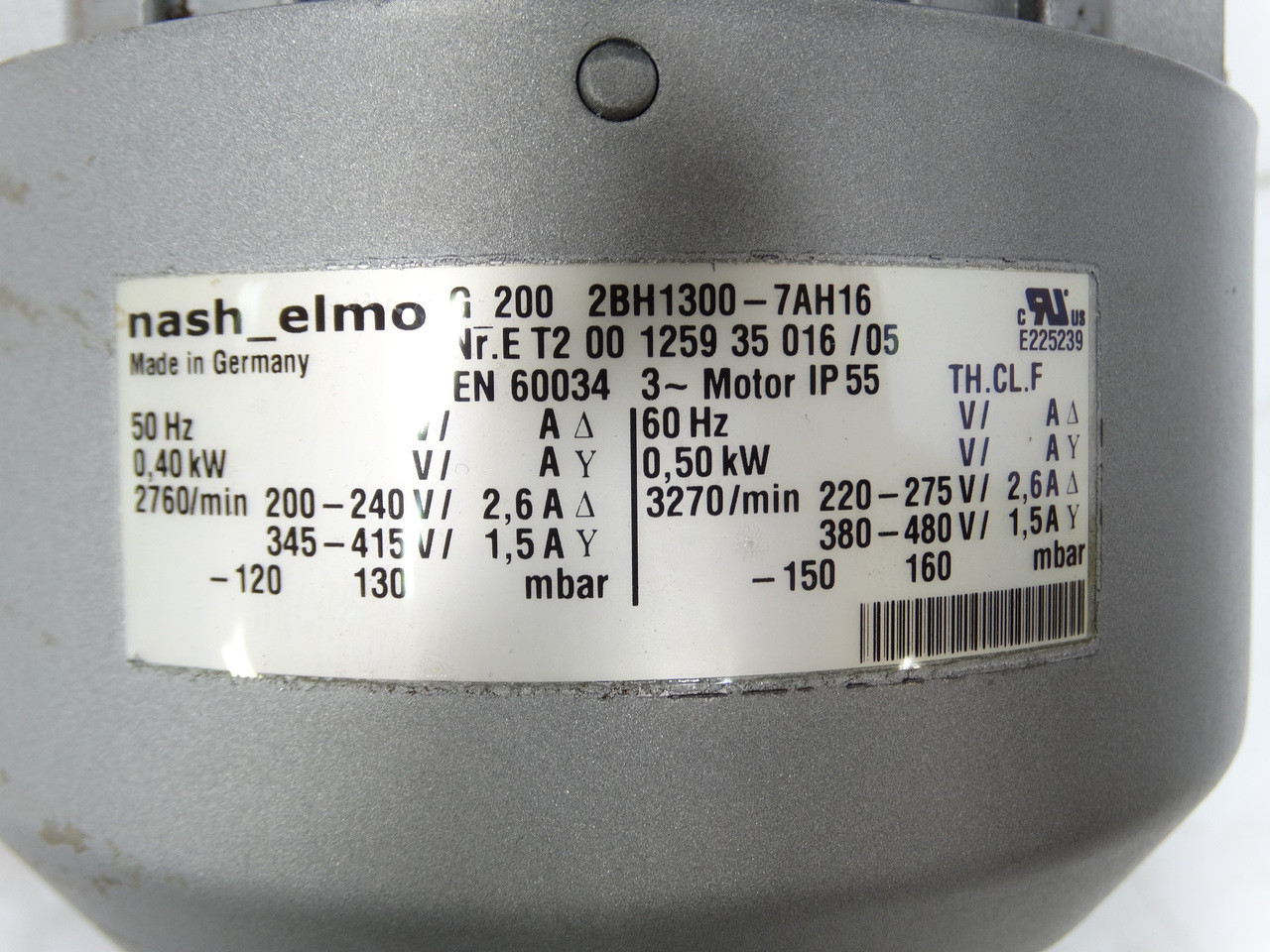 Gardner Denver 2BH1300-7AH16 Blower