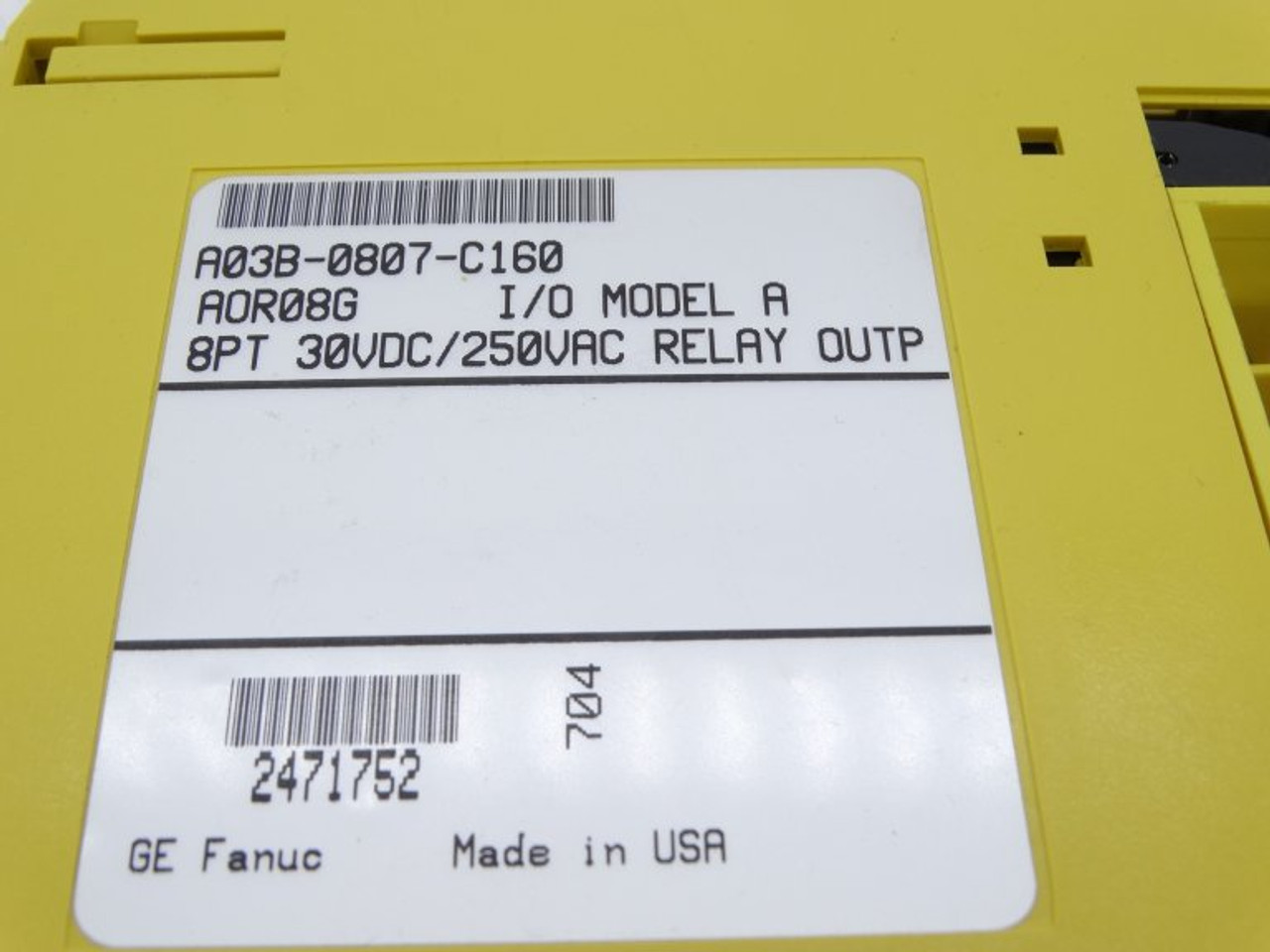 FANUC A03B-0807-C160 PLC MODULE