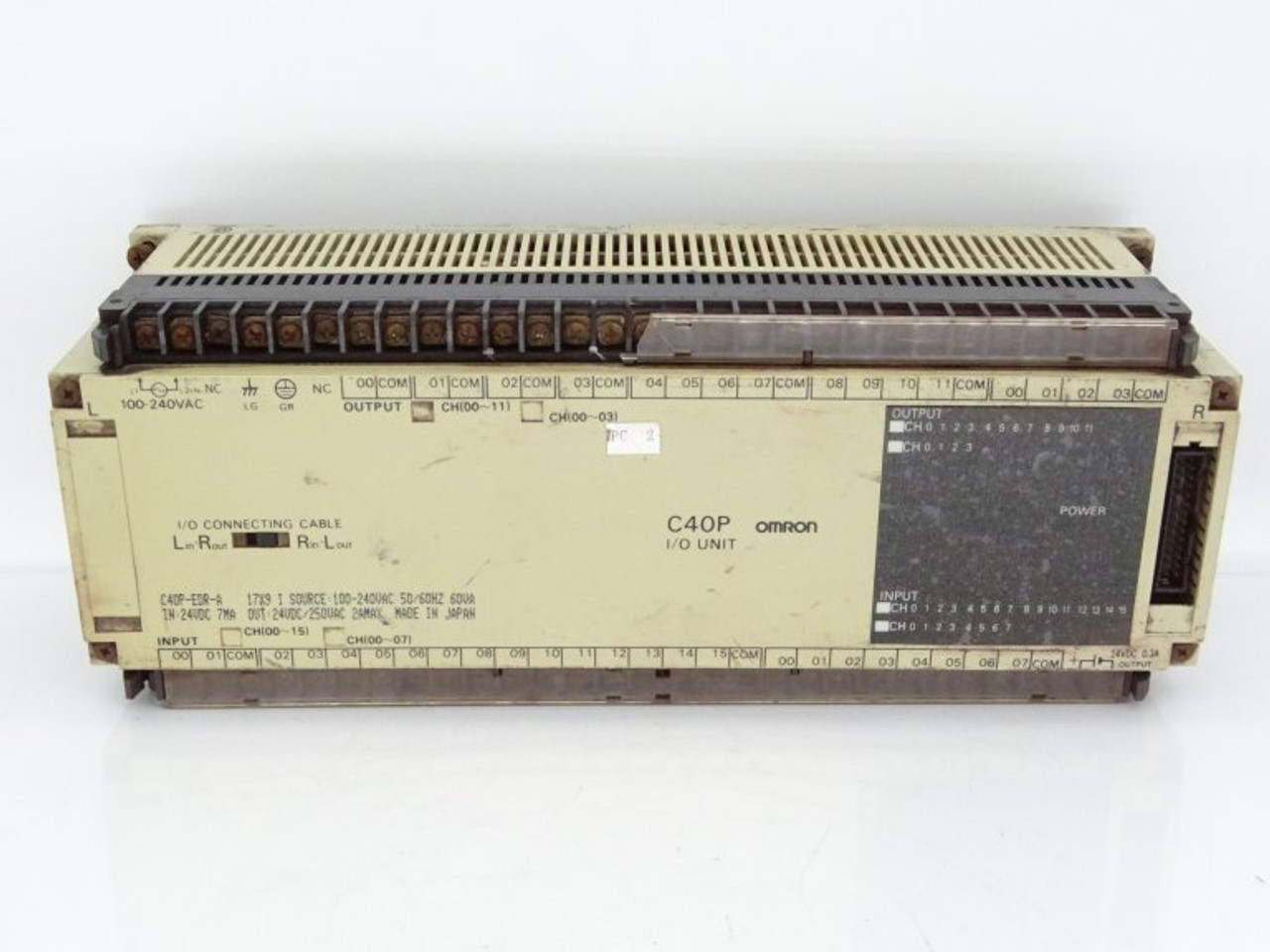 OMRON C40P-EDR-A PLC MODULE