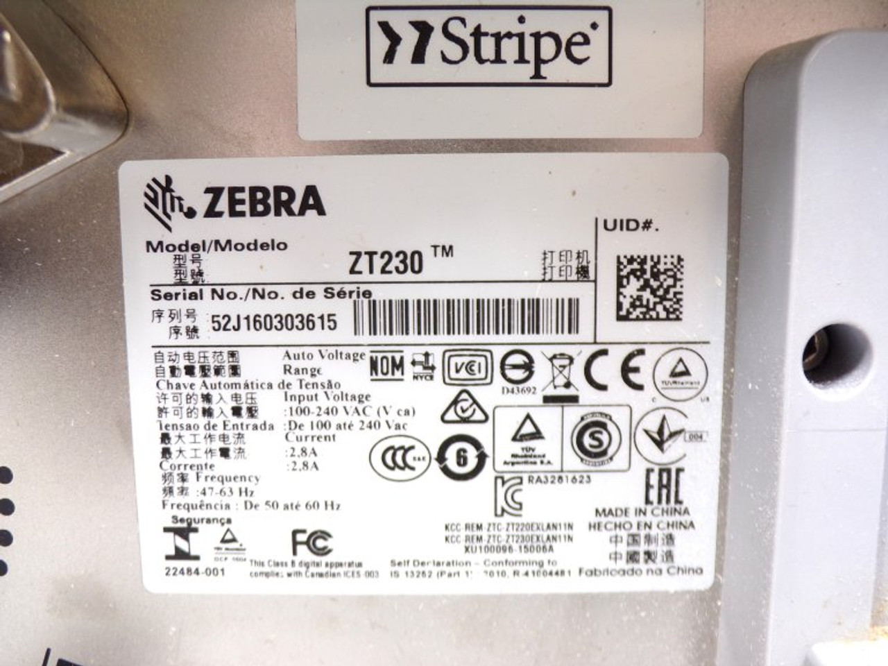 Zebra ZT23042-T01200FZ Printer