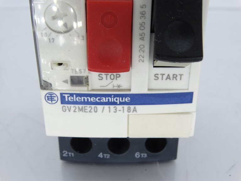 Démarreur Manuel (contacteur) Schneider Electric GV2ME20 - 690V, 18A, 1/3Ph - Occasion
