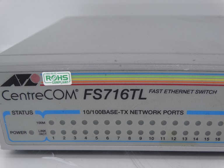 Allied Telesis CENTRECOM FS716TL Ethernet Switch