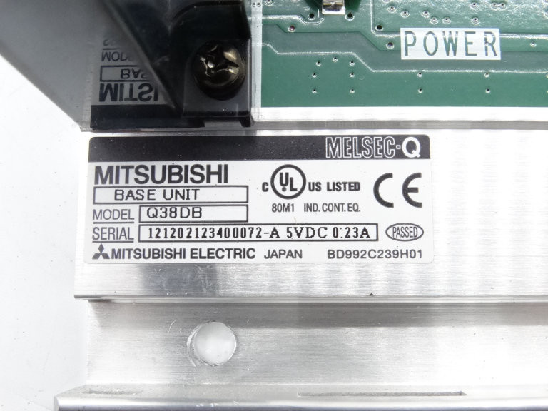 Mitsubishi Q38DB PLC Rack