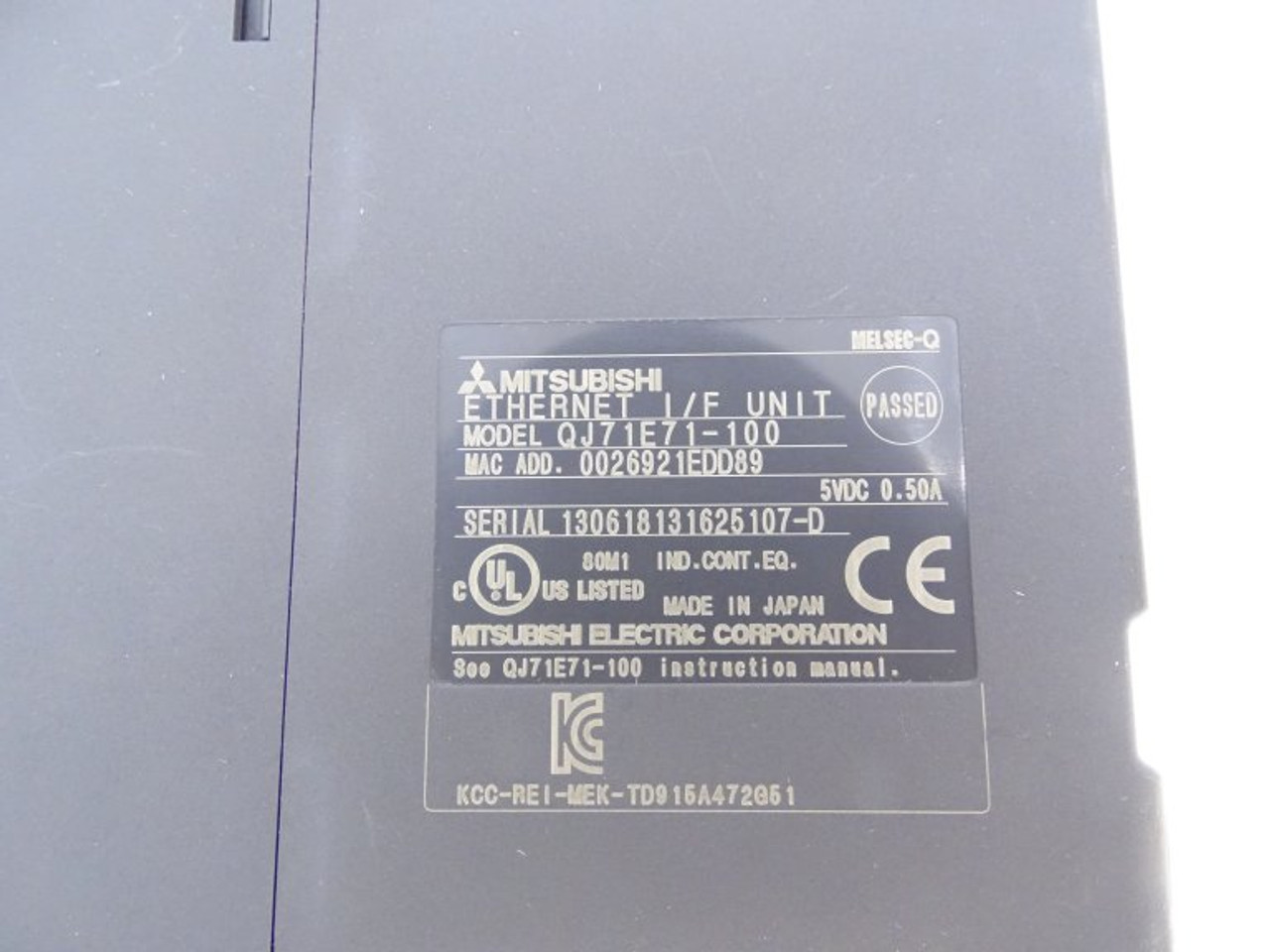 QJ71E71-100 1W4256 モジュール QJ71E71-100 | Network Module | PLC Modular | PLC | Catalogue