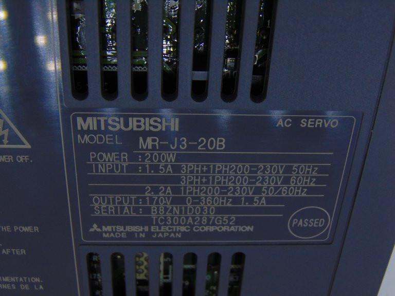 Mitsubishi MR-J3-20B Servo Drive