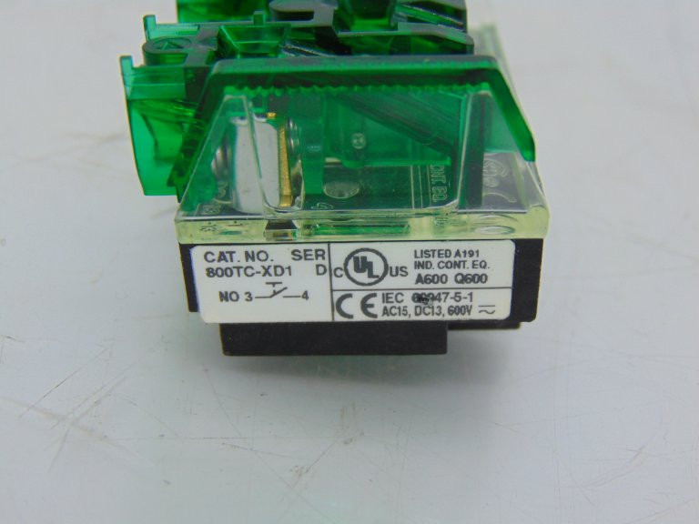 Allen Bradley 800TC-XD1 Contact Block