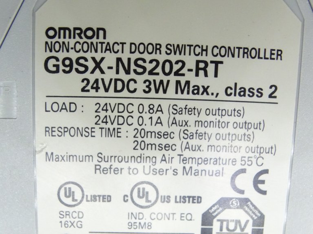 Omron G9SX-NS202-RT DC24 Relay