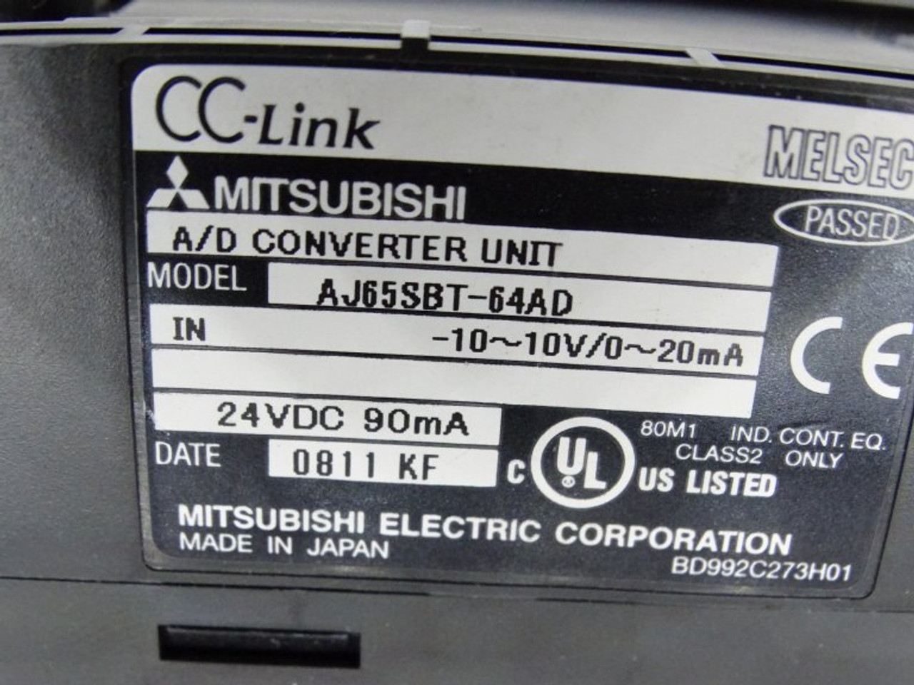 MITSUBISHI AJ65SBT-64AD PLC MODULE