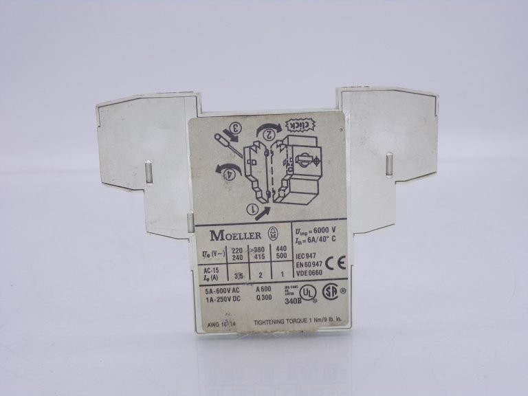 Eaton Corporation DP NHI E 11 PKZ0 Contact Block - Foto 4