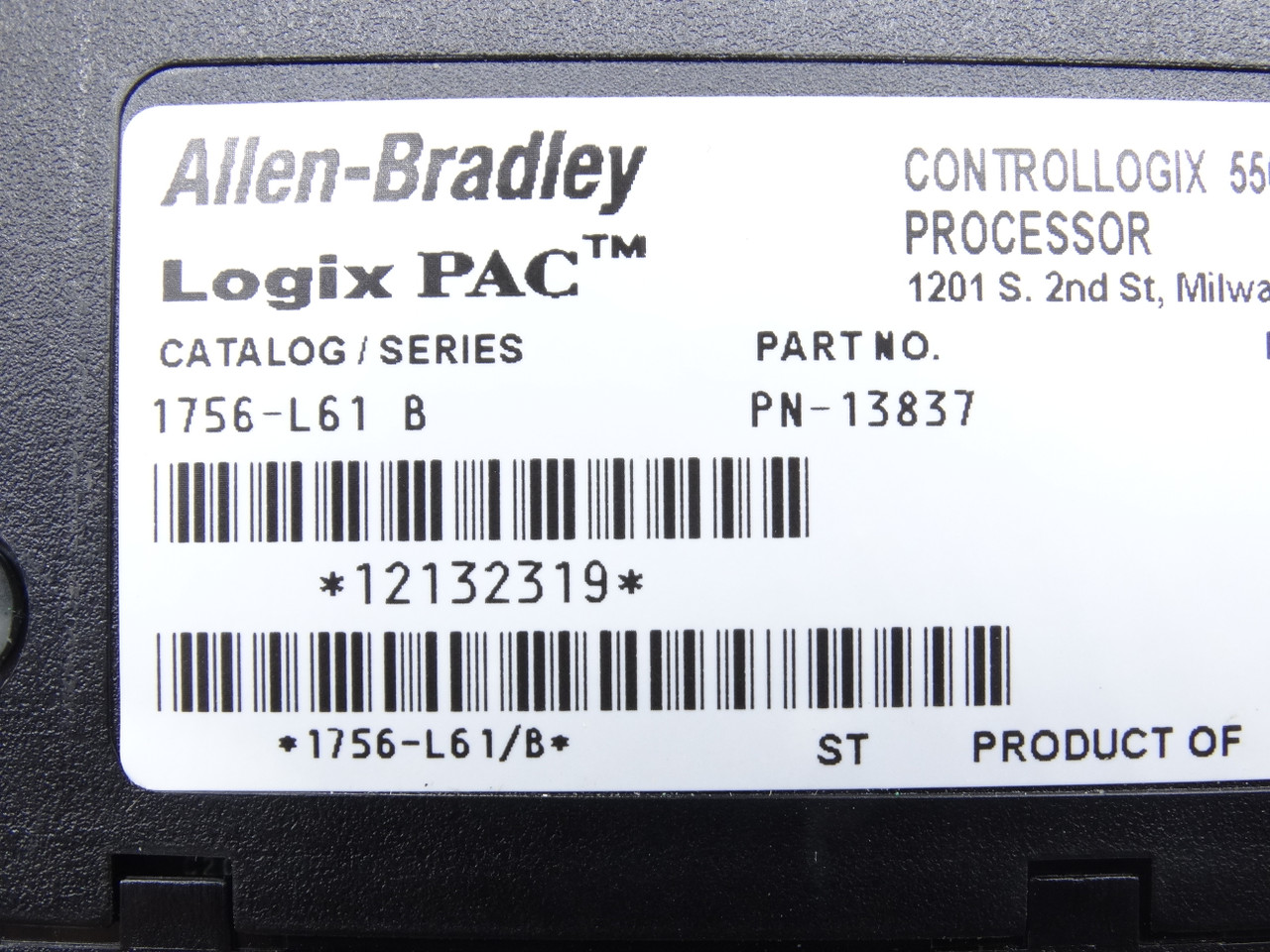 Allen Bradley 1756-L61 PLC Processor