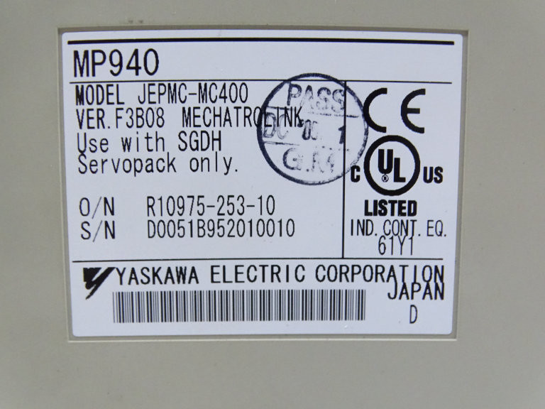 Yaskawa Electric JEPMC-MC400 Servo Drive