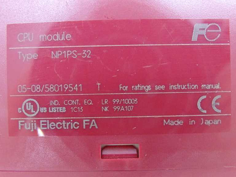 Fuji Electric NP1PS-32 PLC Module