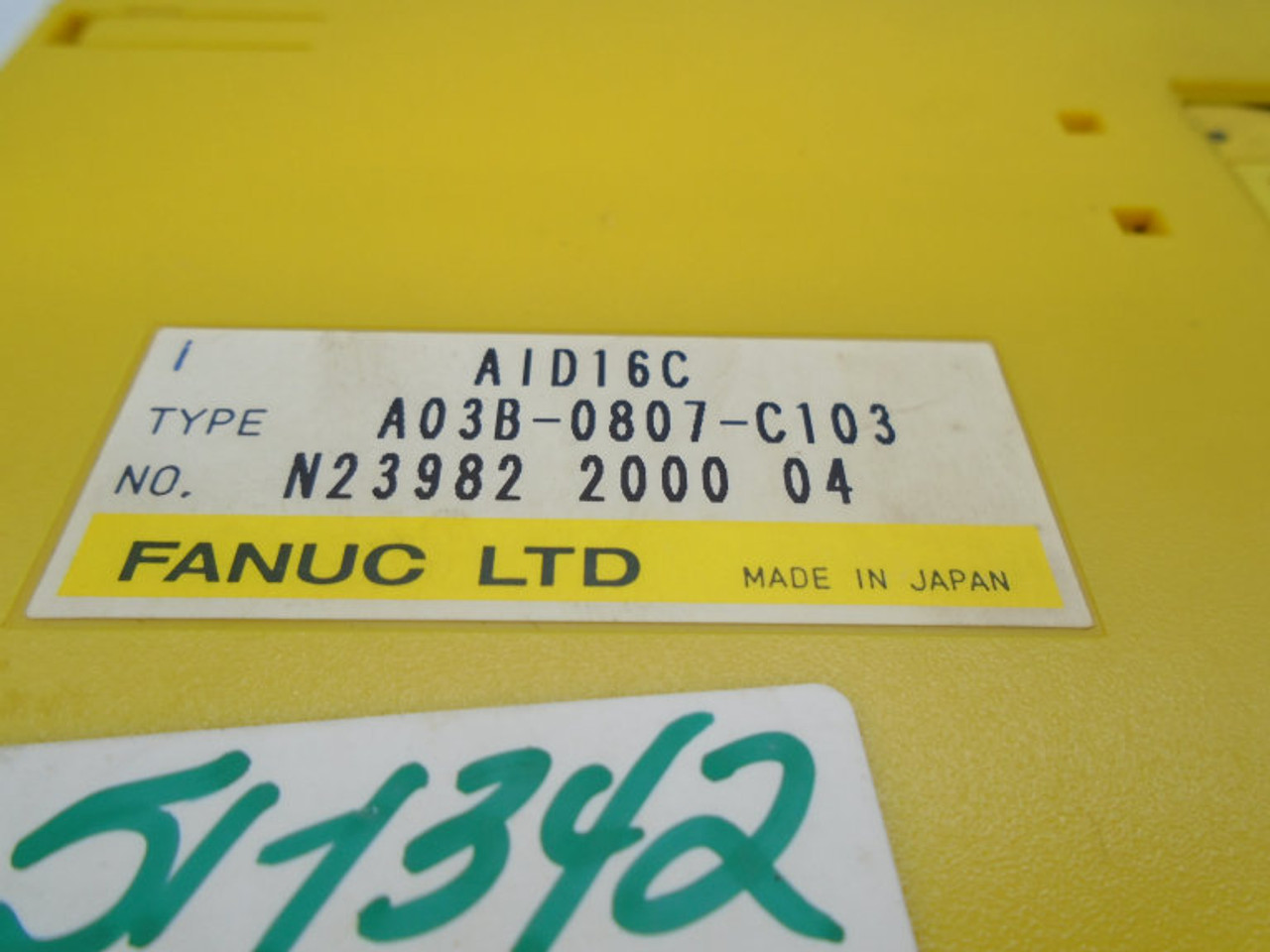 FANUC A03B-0807-C103 PLC MODULE