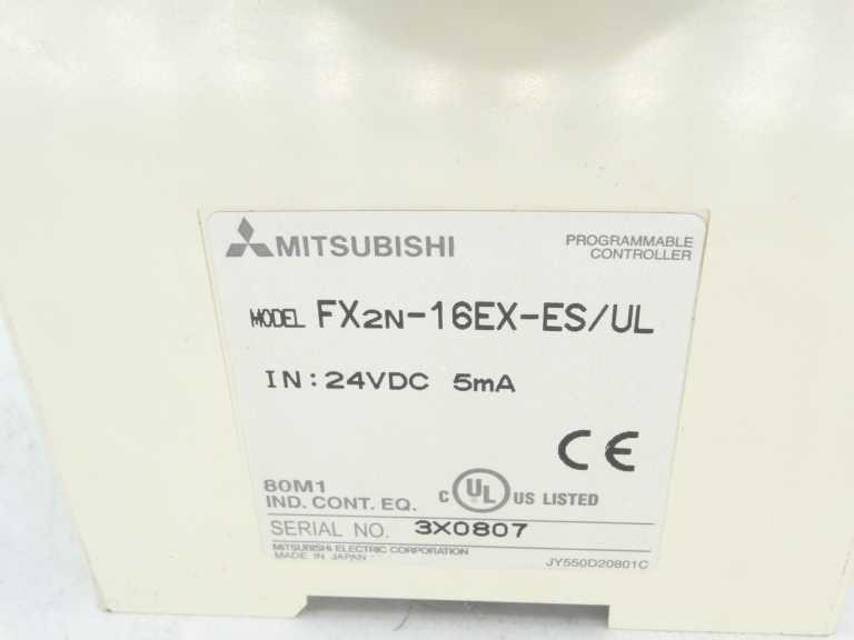 Mitsubishi FX2N-16EX-ES/UL PLC Module