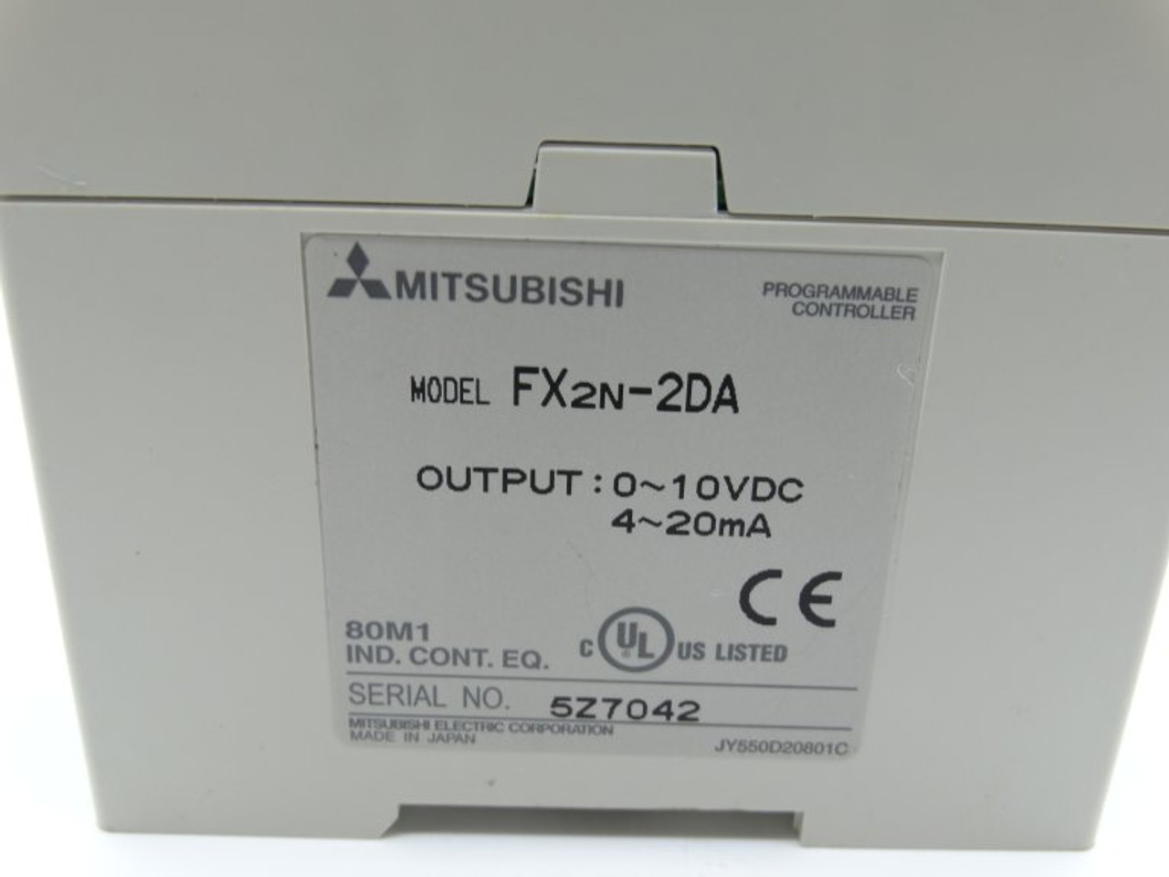 MITSUBISHI FX2N-2DA PLC MODULE