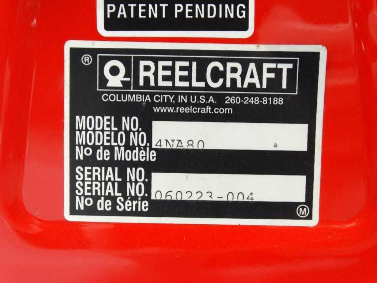 Reelcraft 4NA80 Hose