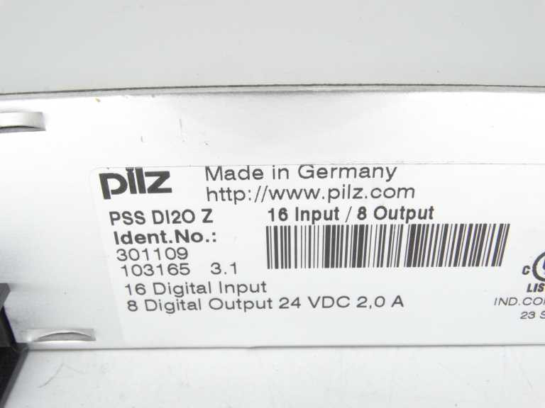 Pilz PSS DI 2 Ident.No. 301101 32 Digital Input TOP ZUSTAND Pilz PSS DI 2 Ident.No. 301101 32 Digital Input TOP ZUSTAND