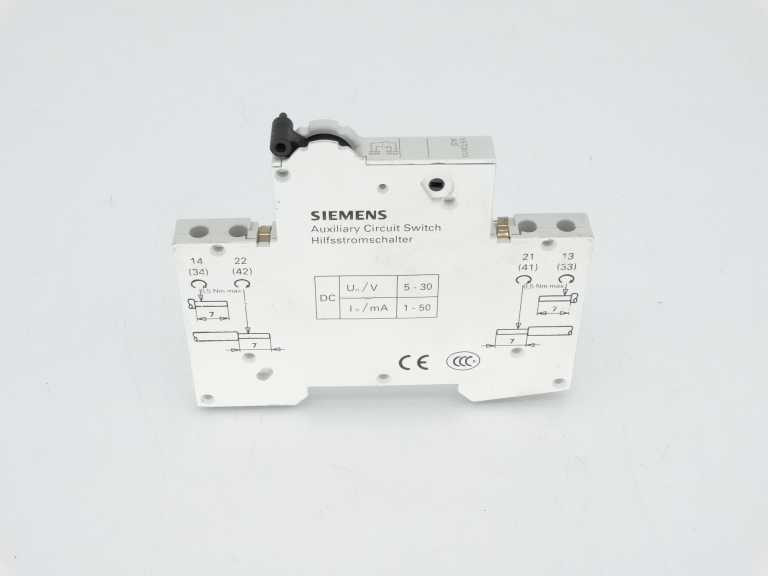 Interruttore Ausiliario Siemens 5ST301.AS, Modelli 5ST3010/5ST3013, Nuovo