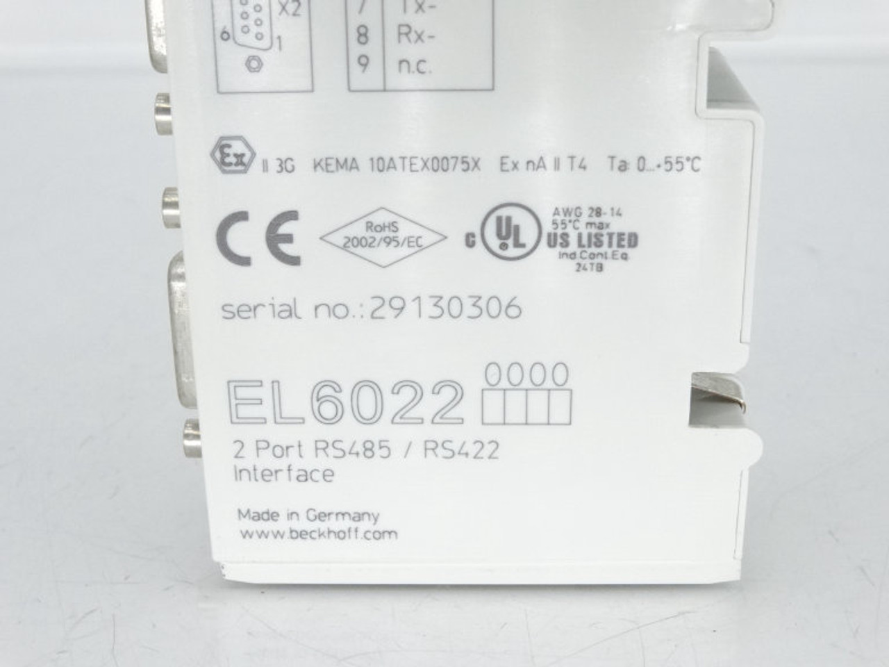 Beckhoff EL6022 PLC Module