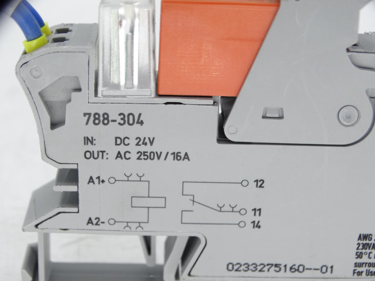WAGO 788-516 Relaisbaustein Nennspannung: 230 V/AC Schaltstrom (max.): 8A 2 Wechsler 1St