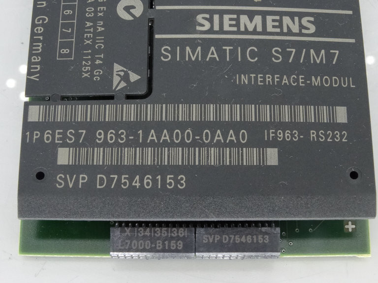 Siemens 6ES7963-1AA00-0AA0 PLC Module