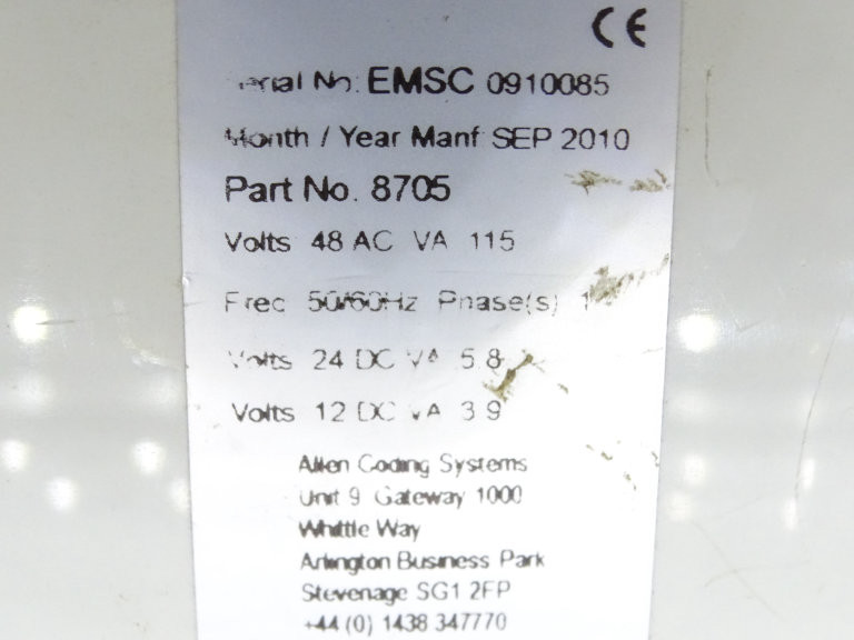 Allen Coding Systems 8705 PLC Module