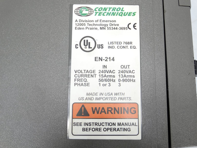 Emerson EN-214 Servo Drive