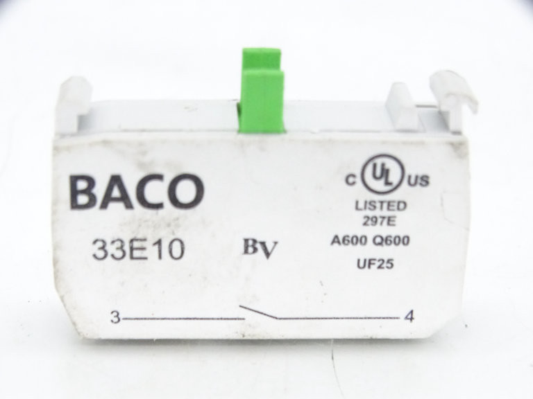 Baco Controls 333ERARM11 1 NO 1 NC, 130V Red LED, Plug-In Term - IMS Supply