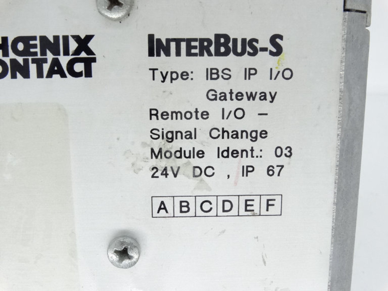 Phoenix Contact IBS-IP-I/O-GATEWAY PLC Module