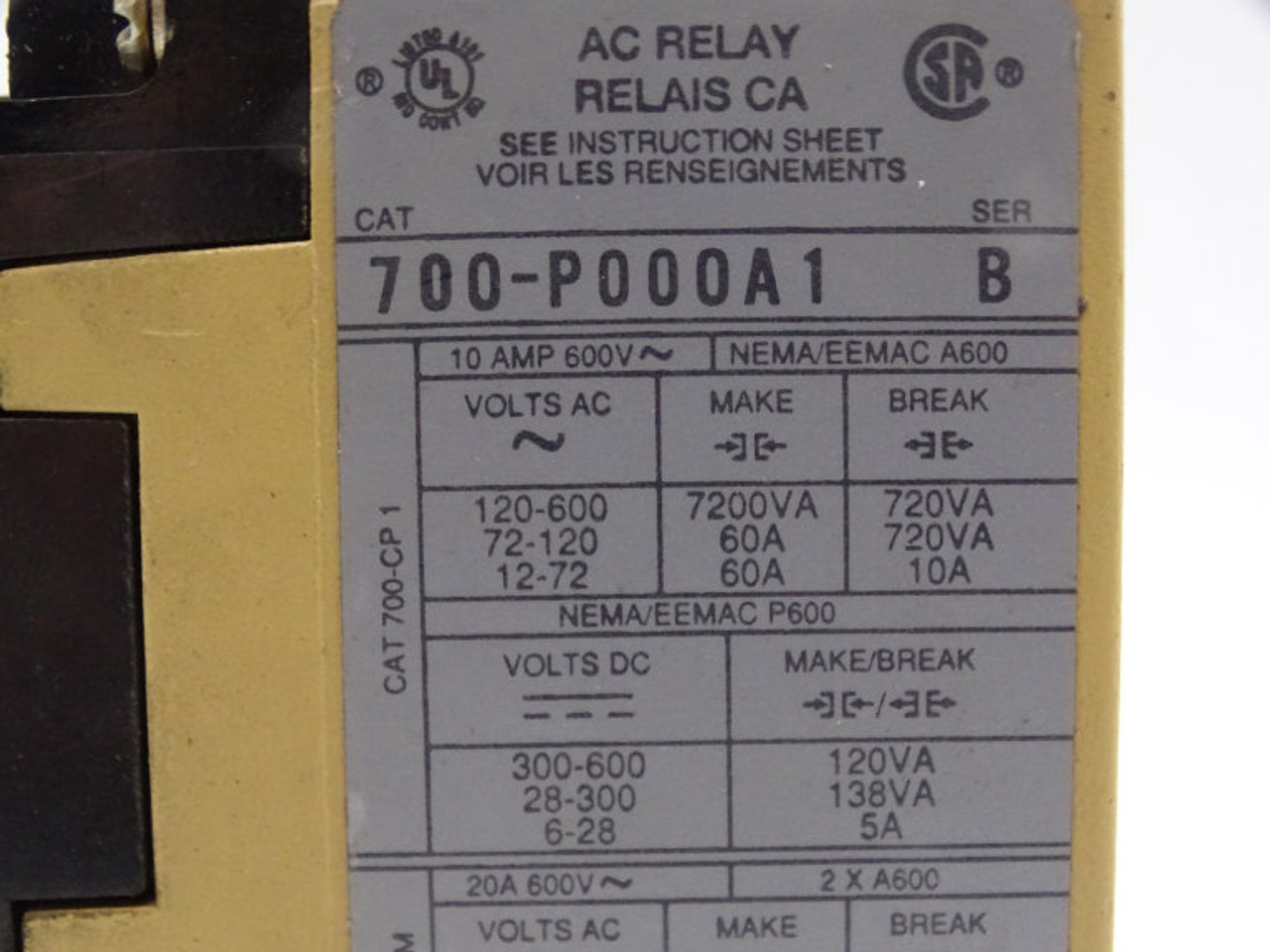 Allen Bradley 700-P000A1-PT Series B Relay