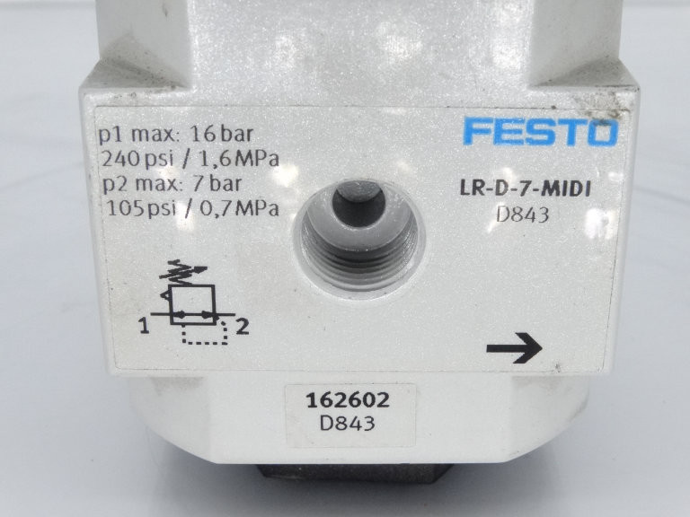 LRB D 7 O MIDI | Festo D Series Pneumatic Regulator G 3/8 Sub LRB D 7 O MIDI | Festo D Series Pneumatic Regulator G 3/8 Sub