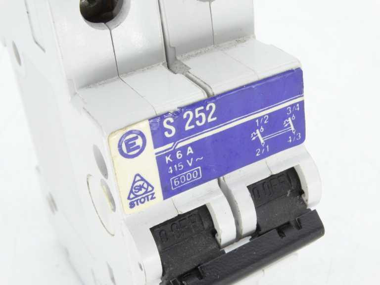 Stotz S252-K6A Circuit Breaker