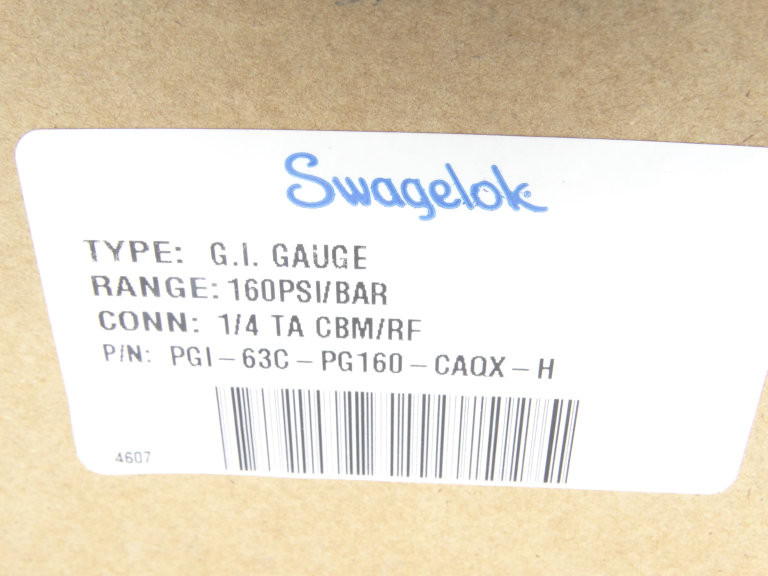 Swagelok PGI-63C-PG160-CAQX-H Gauge