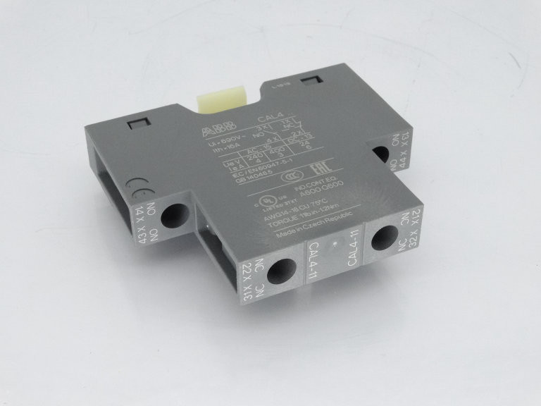 Abb Cal4-11rt Auxiliary Contact Block, 2-pole, 1no+1 Ccs | Meses sin