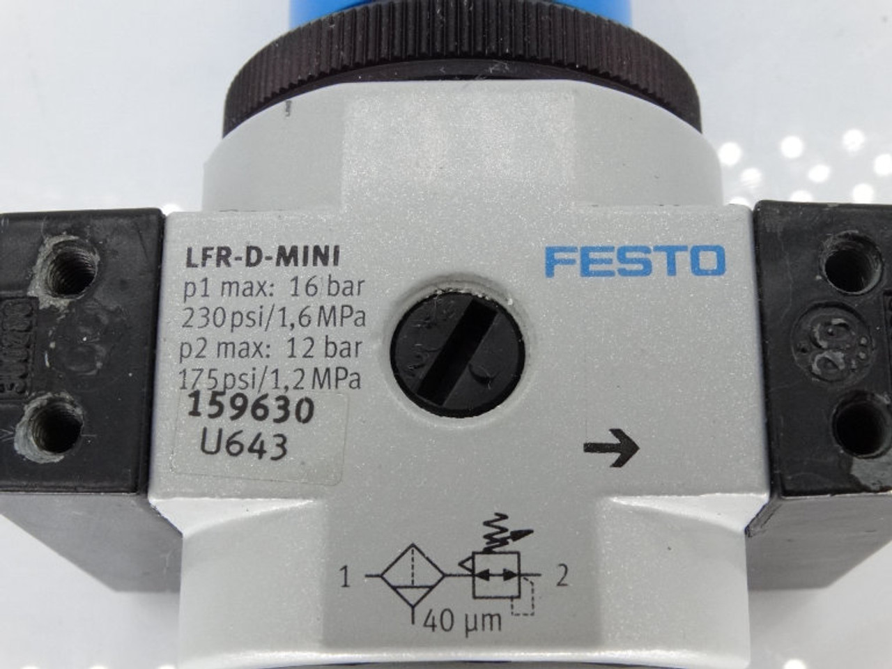 FESTO 574598 VLR-1/4-D-0-MINI-SA Vacuum Regulator