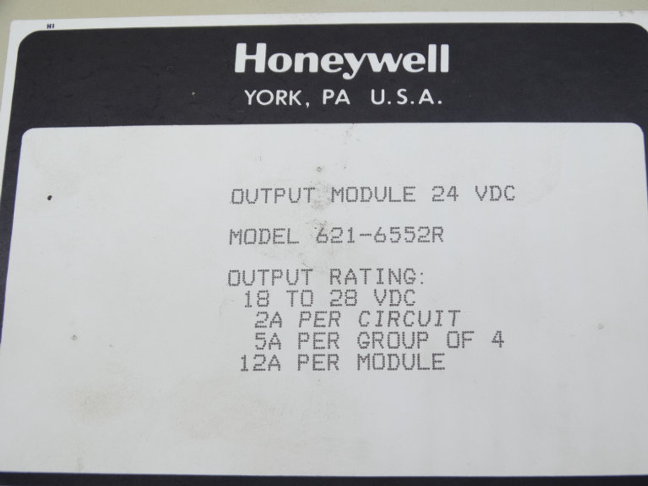 Honeywell 621-9939 PLC Module