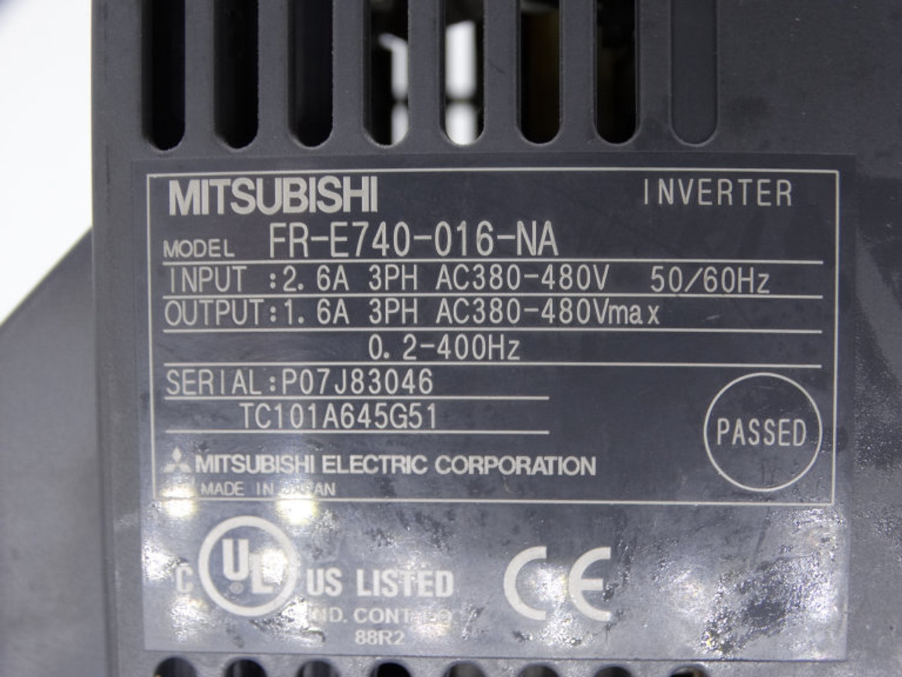 Mitsubishi FR-E740-016-NA Drive