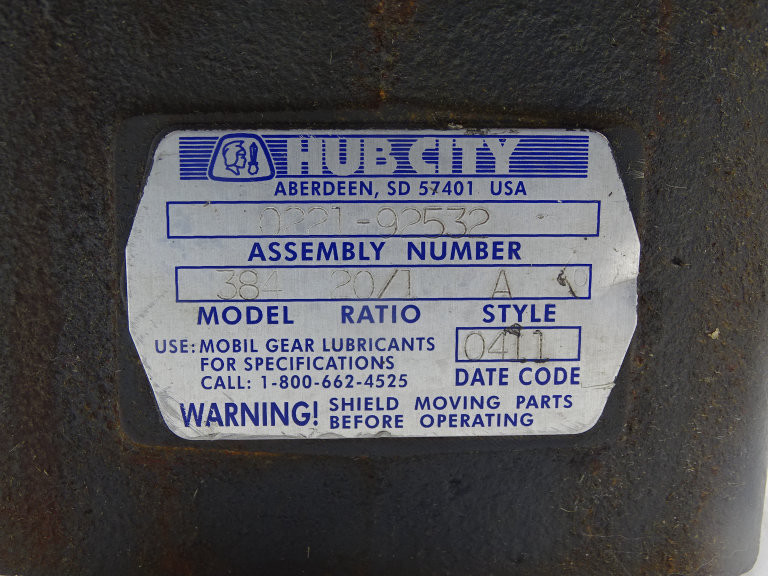 Hub City 022192532 Gearbox
