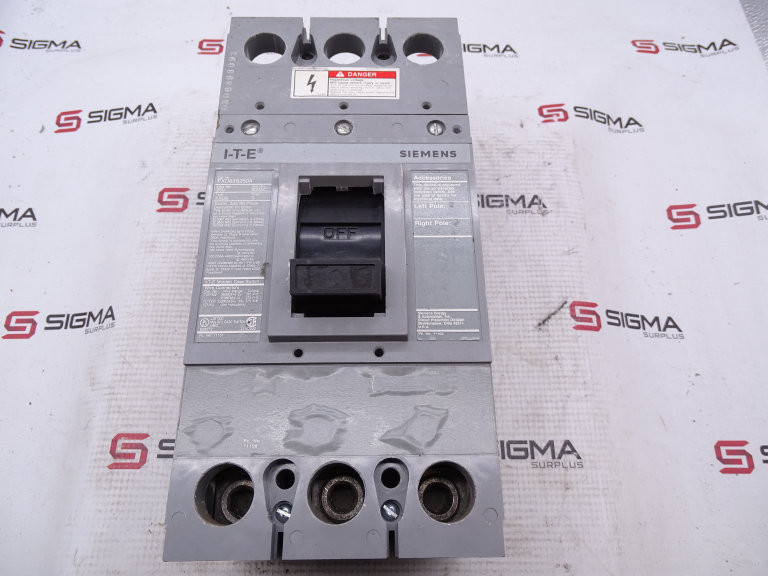 Siemens FXD63A250 | Disjoncteur boulonné, 250 A, 600 VCA, triphasé, 35 kAIC à 480 V | France