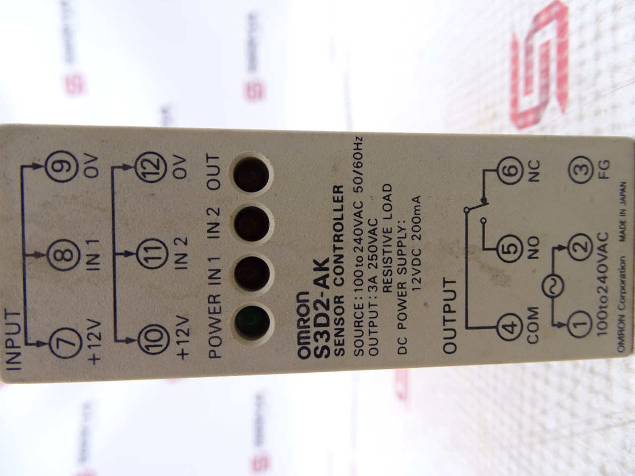 オムロン センサコントローラ S3D2-CK ファッションなデザイン - アンプ