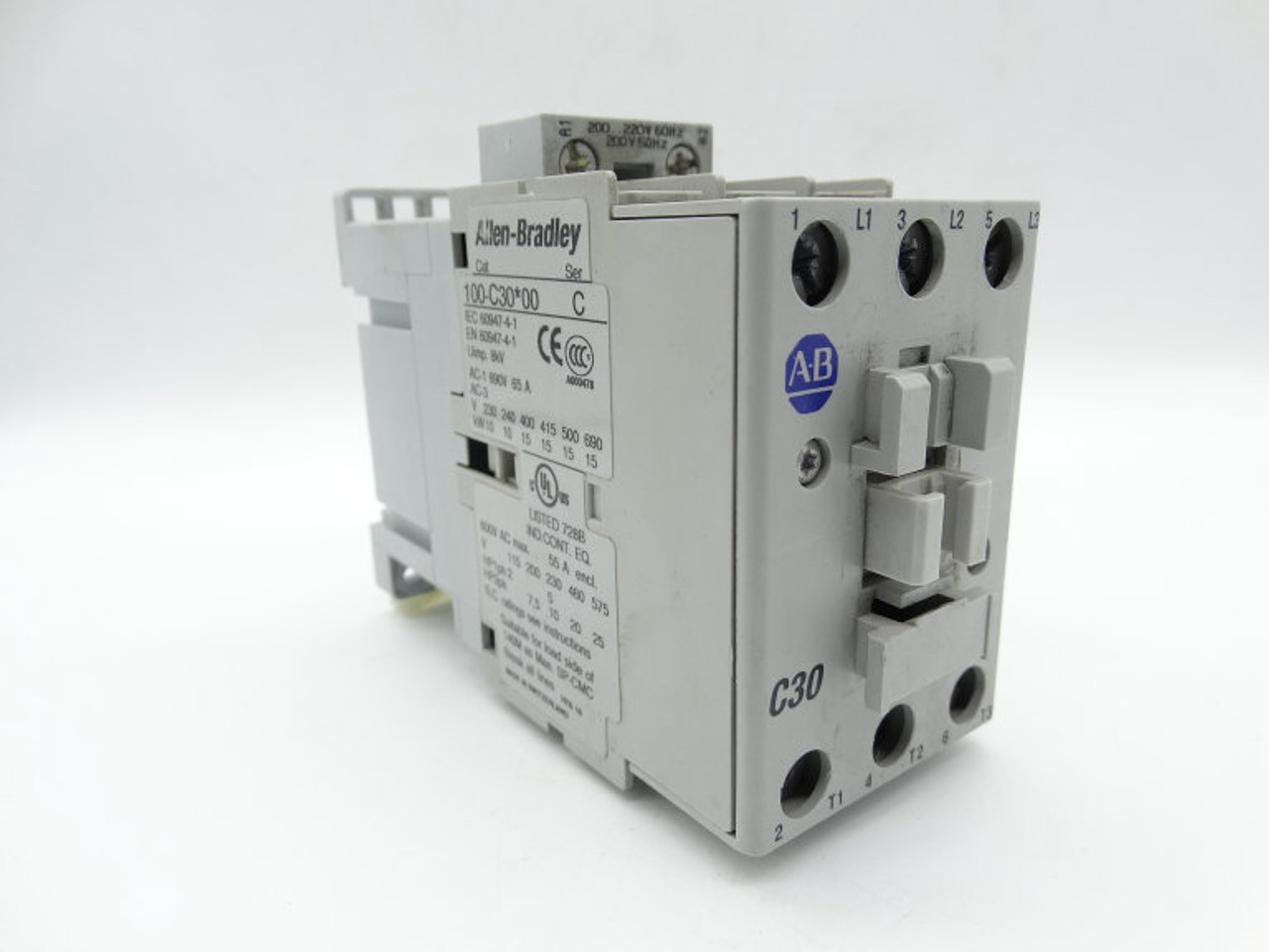 Allen Bradley Contactor 100-C30*00 Series C 690V 65 Amp 100-S