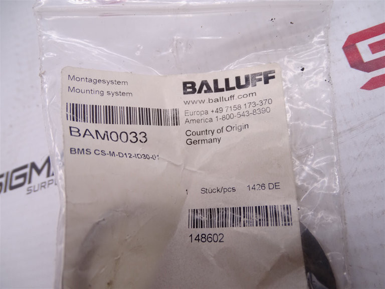 Balluff BMS CS-M-D12-ID30-01 Mounting Bracket