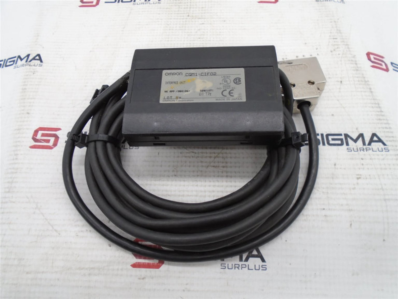 OMRON CQM1-CIF02 パソコン接続ケーブル3.3m CQM1-CIF02 プログラマブルコントローラαシリーズ用 パソコン