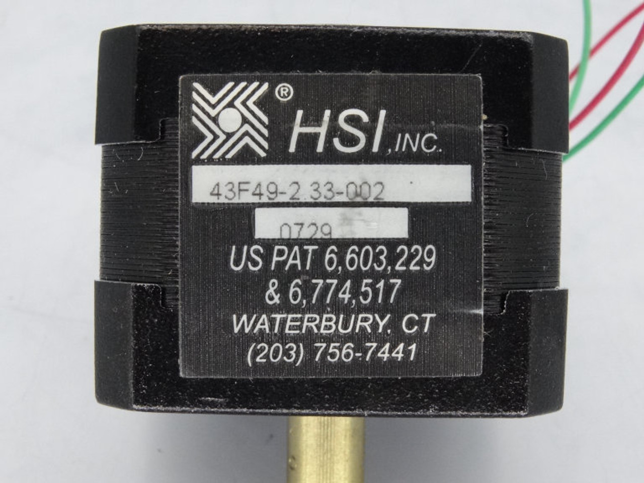 Hsi Inc 43F49-2.33-002 Motor