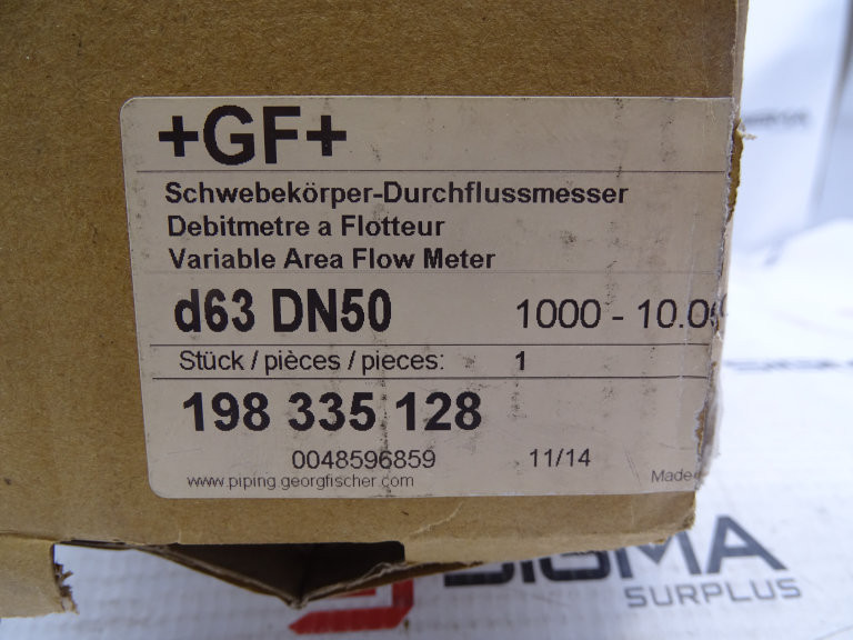 Fischer 198335128 Flow Meter