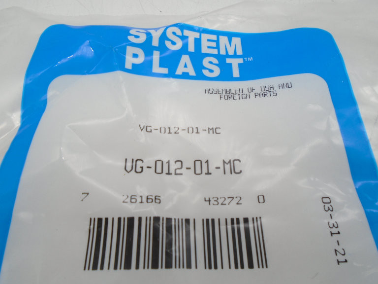 System Plast VG-118-03 Pack Of 2 Clamp, Rail, Splice, SS, 3 In - IMS Supply - Foto 4