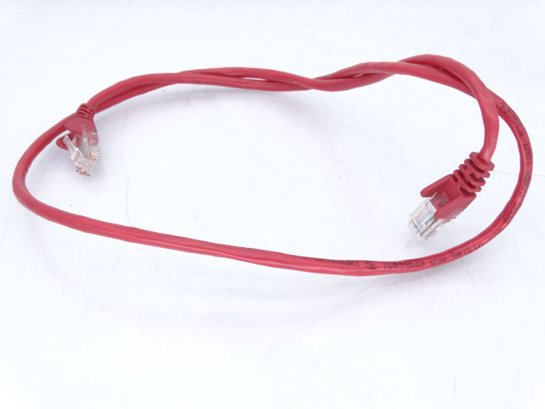 Belkin 3ft CAT5E Ethernet Patch Cable - Red UTP Network Cable With RJ45 Connectors