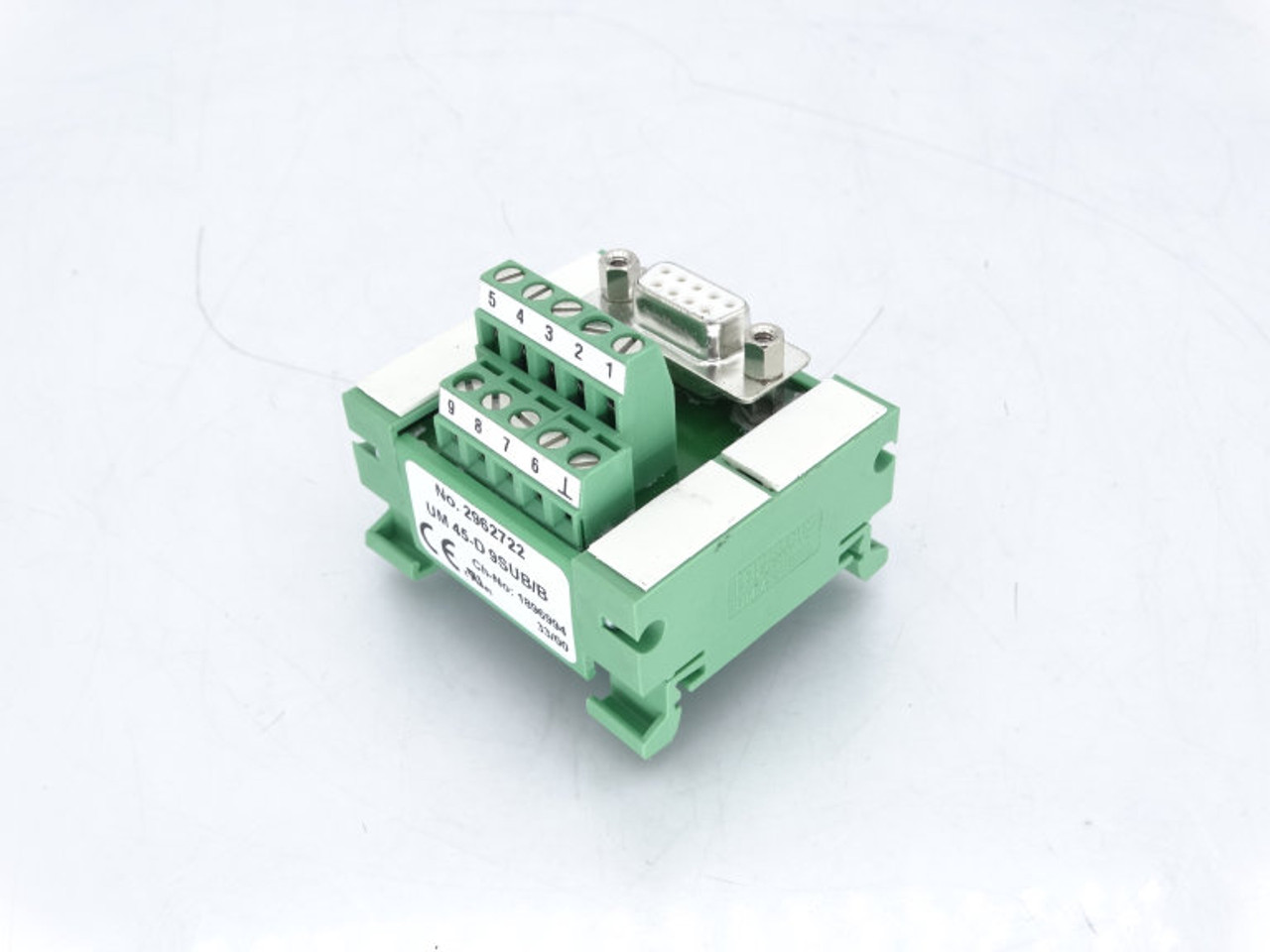 PHOENIX CONTACT UM 45-D 9SUB/B PLC MODULE